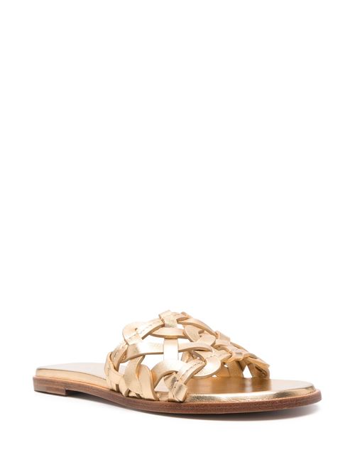 Sandalo basso color oro GIANVITO ROSSI | G1597005CUONSWMEKO